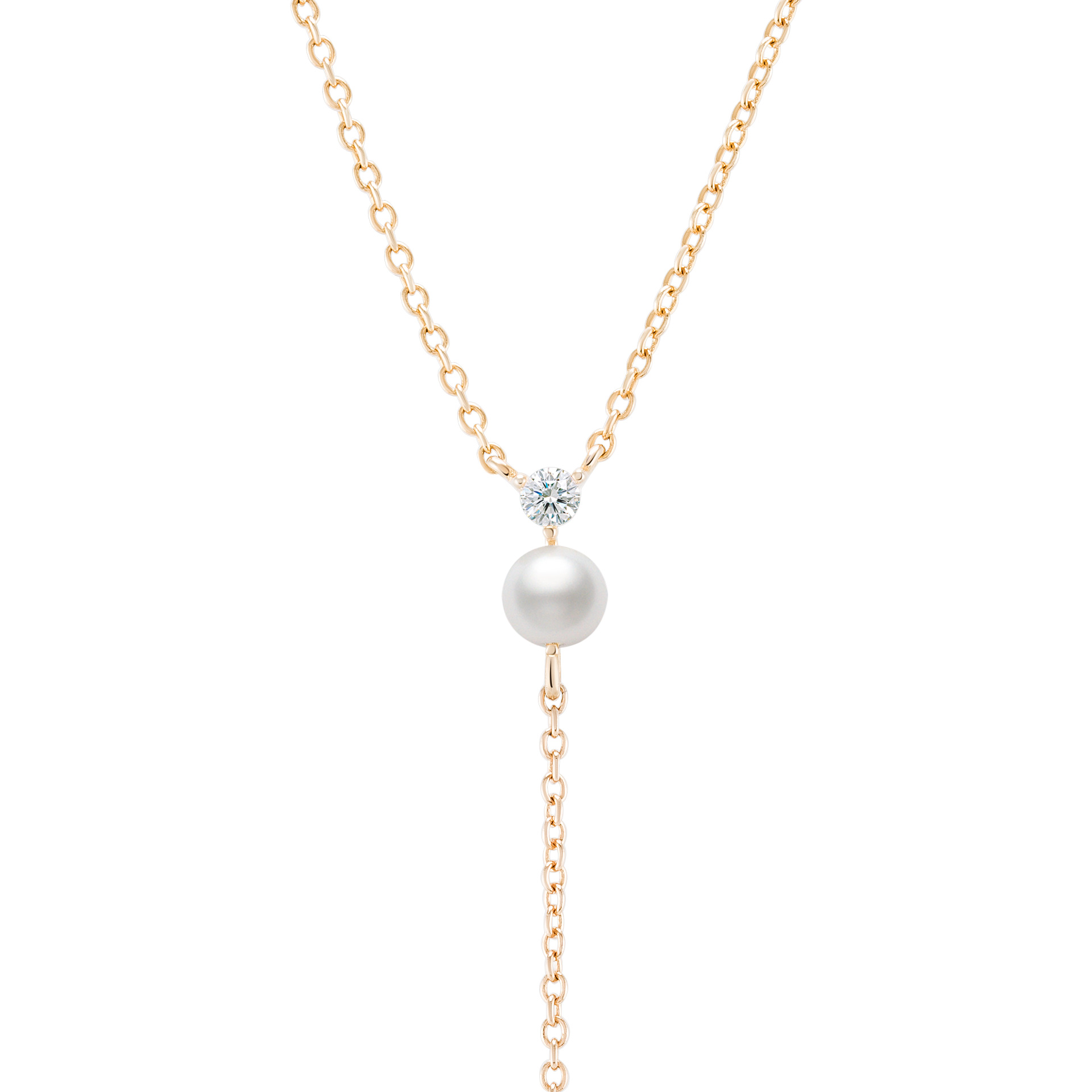 Colar Pearls Y Golden