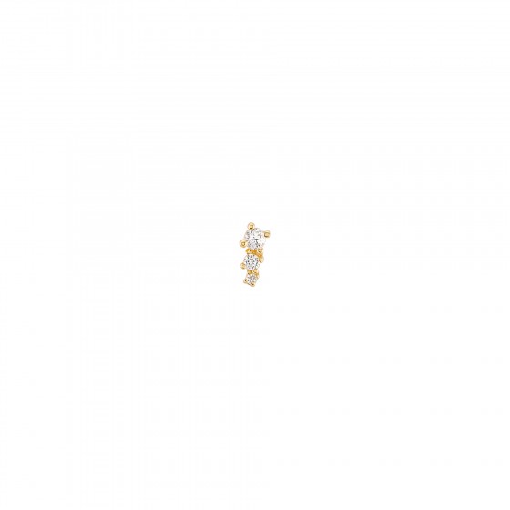 Brinco nico Matchy 3Cz Gold