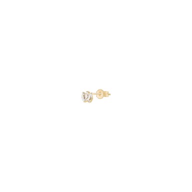 Gold Trendy Triple Navetes Unique Earring