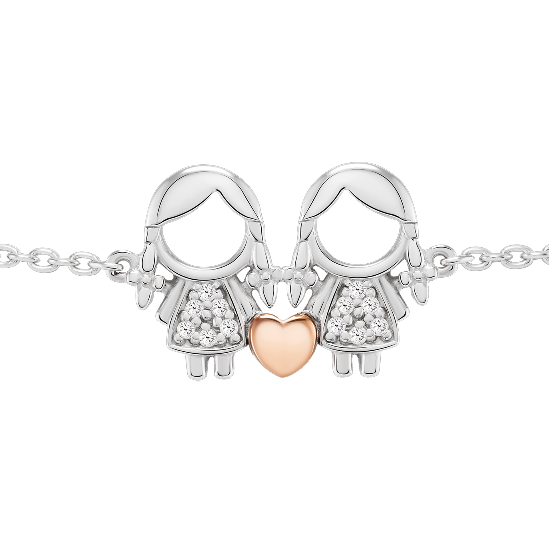 Mum 2 Girls Bracelet