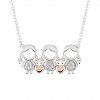 Mum Triple Girl Necklace