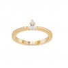 Mia Rose Drop Solitaire Golden Ring