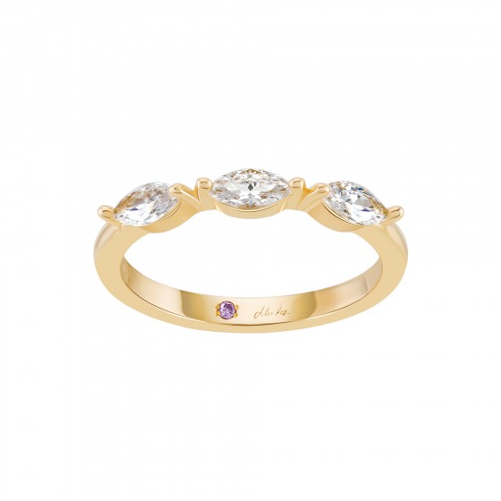 Mia Rose Marquise Golden Ring