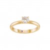 Mia Rose Plain Solitaire Golden Ring