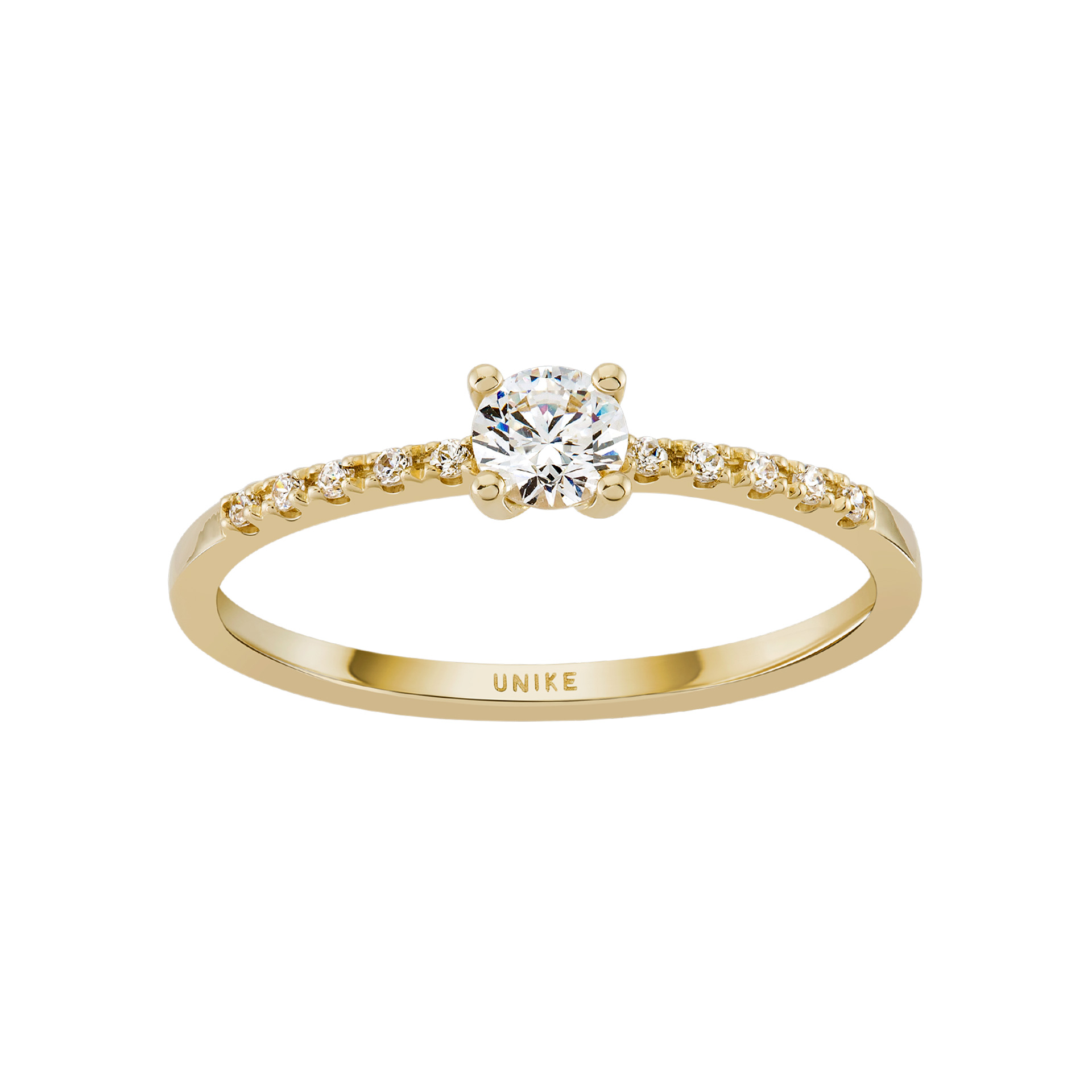 Gold Timeless Round Solitaire Ring