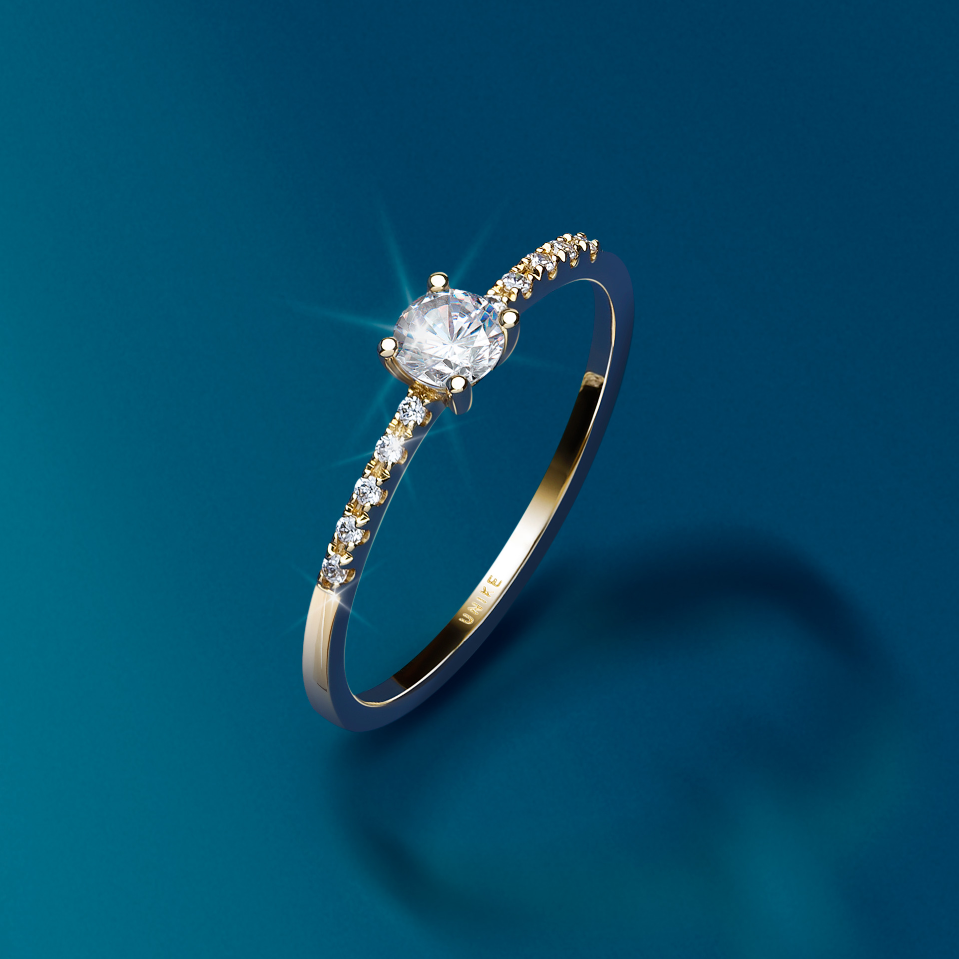 Gold Timeless Round Solitaire Ring