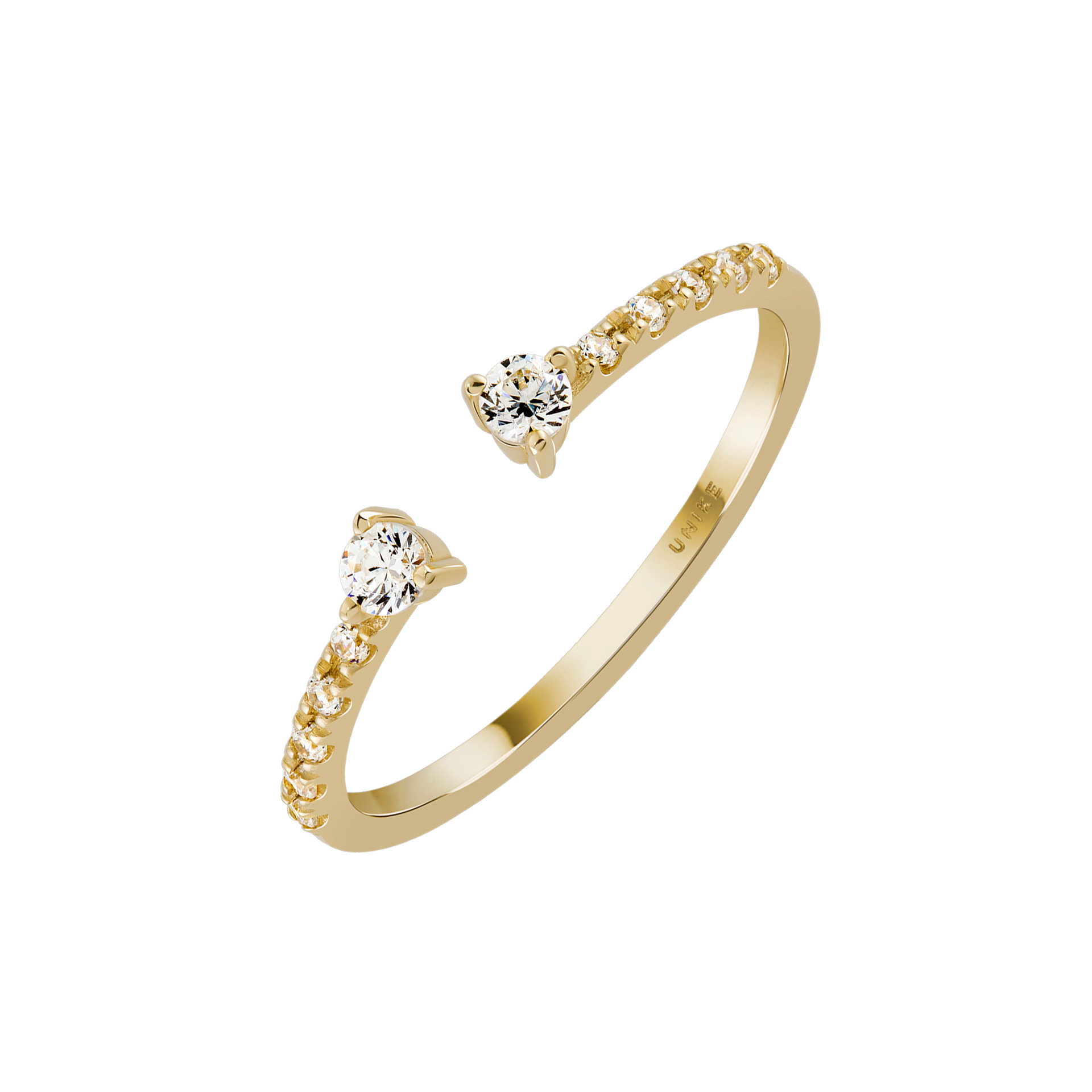 Anel Ouro Trendy Open