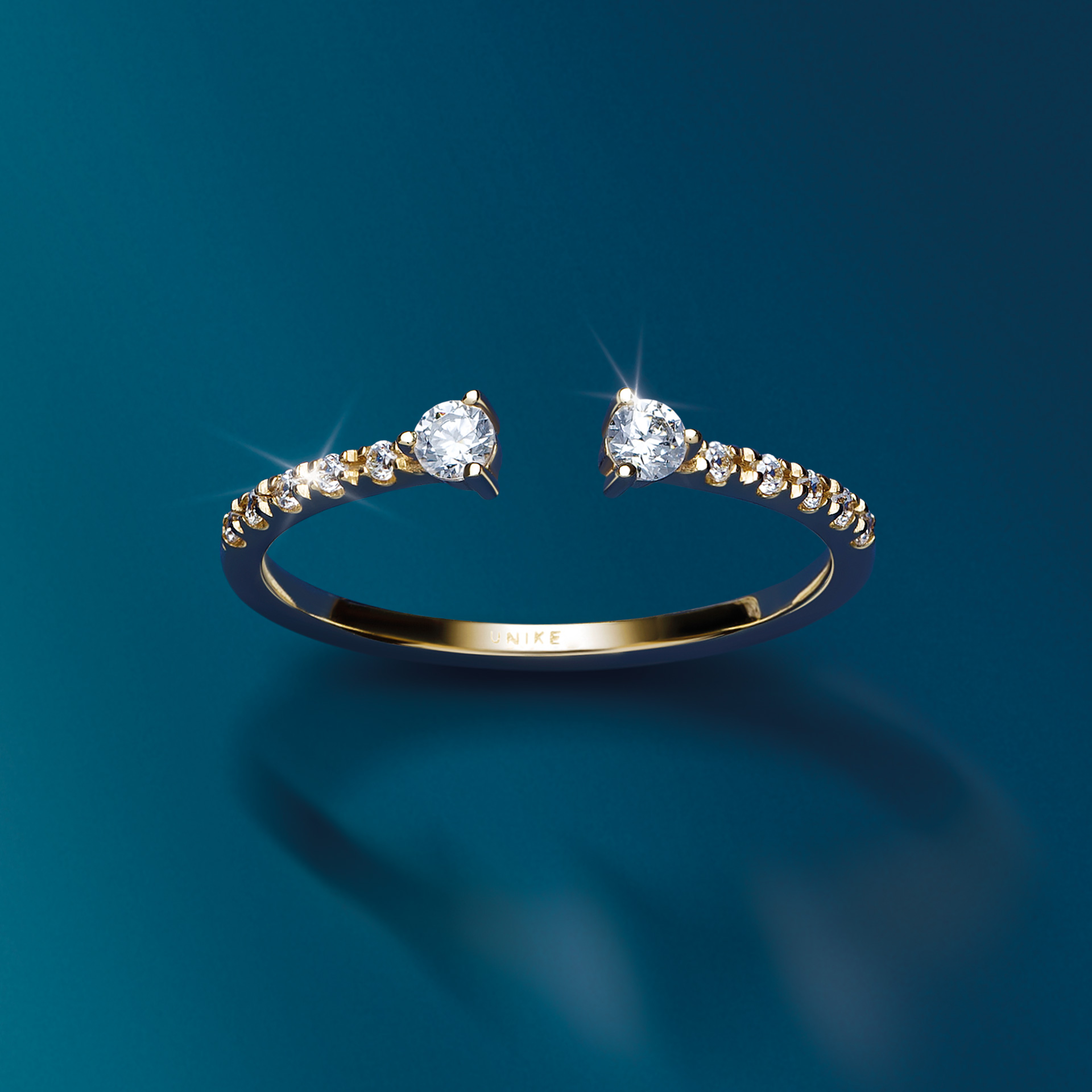 Anel Ouro Trendy Open