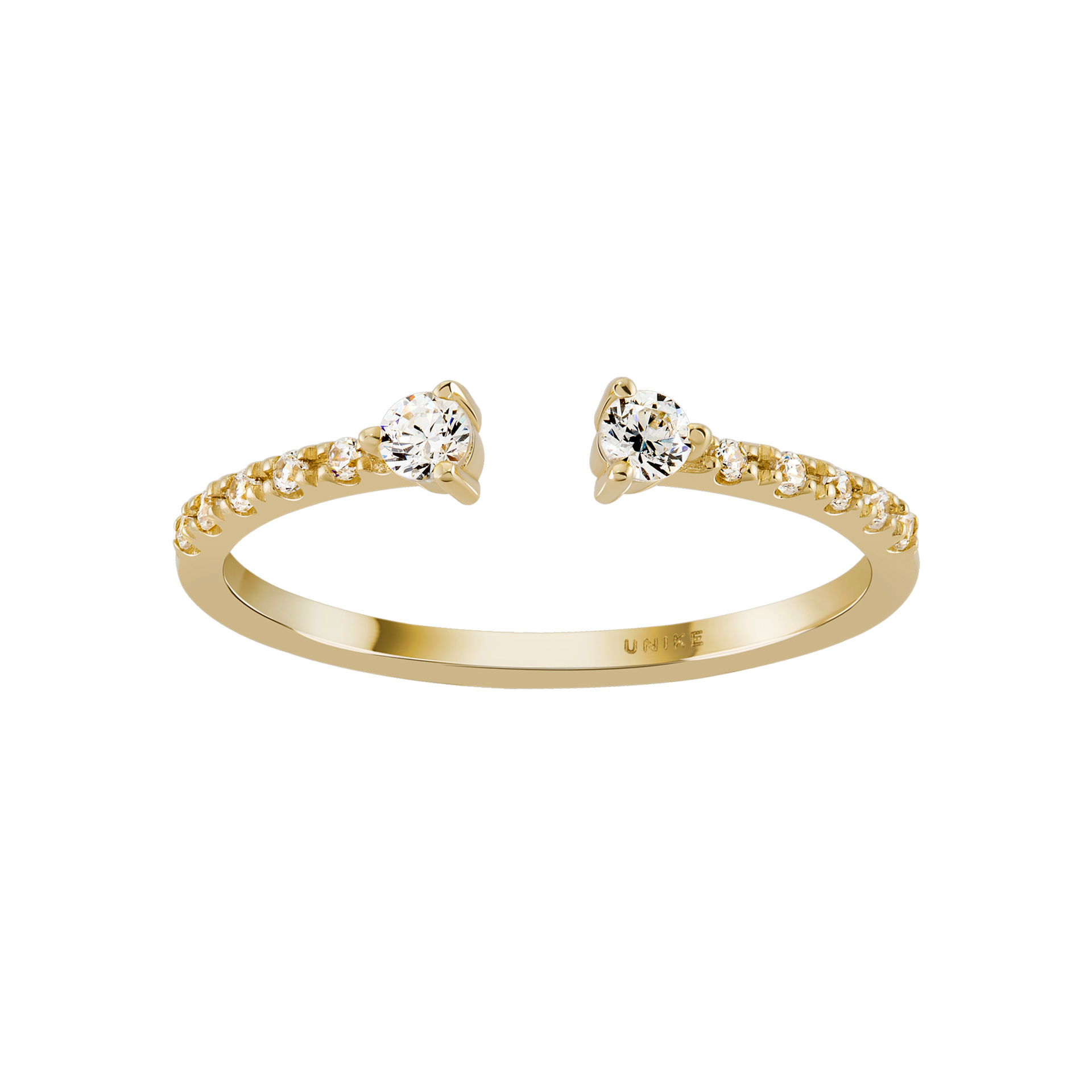 Anel Ouro Trendy Open