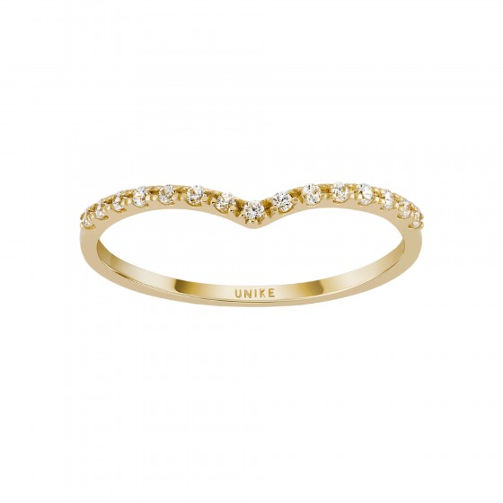 Gold Timeless Point Ring
