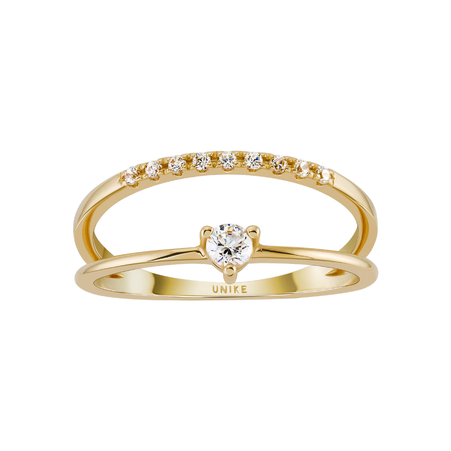 Anillo Oro Trendy Double