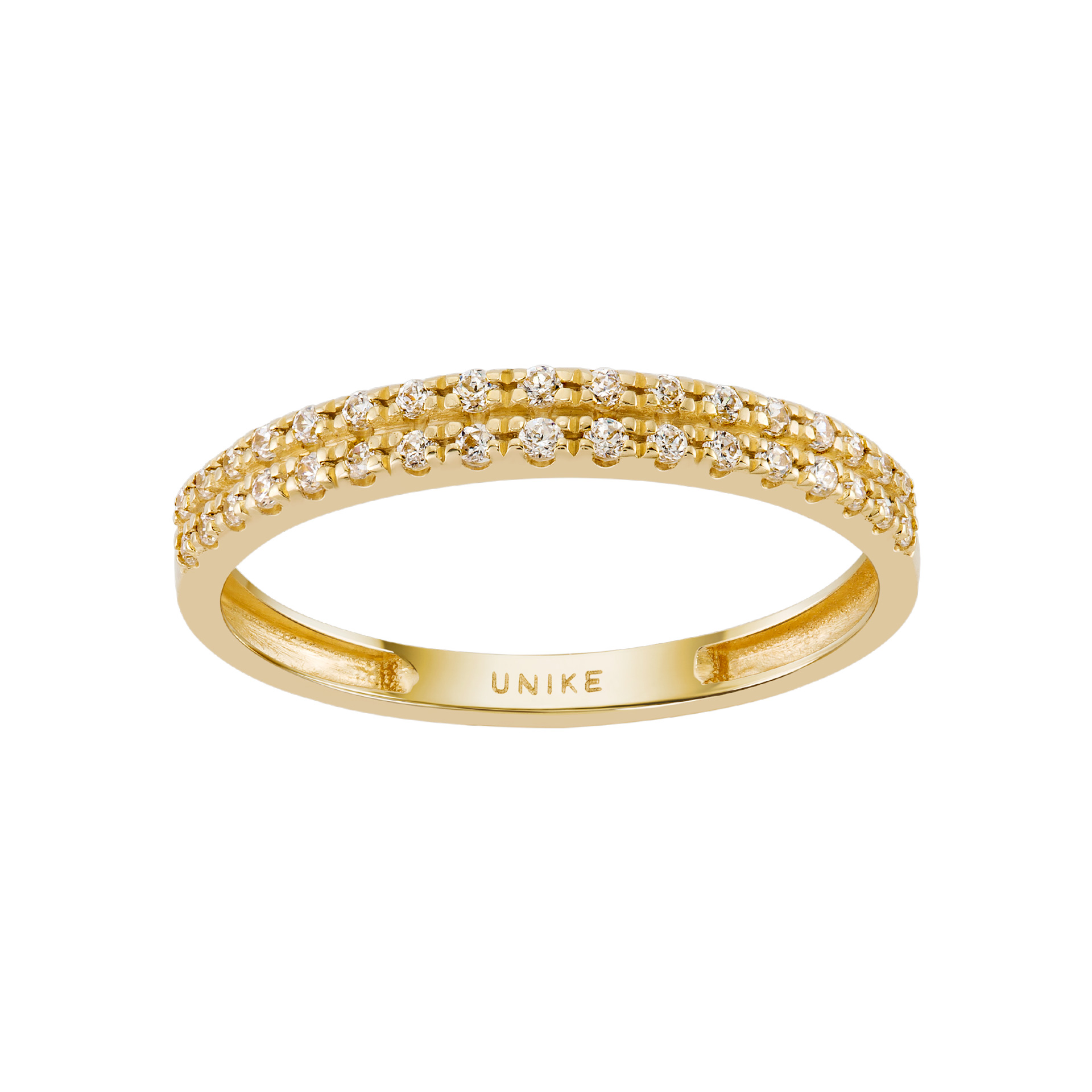 Anel Ouro Trendy Double Memory