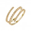 Anillo Oro Trendy Triple