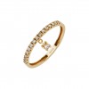 Anel Ouro Trendy Charm Solitaire