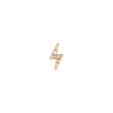 Gold Trendy Ray Unique Earring