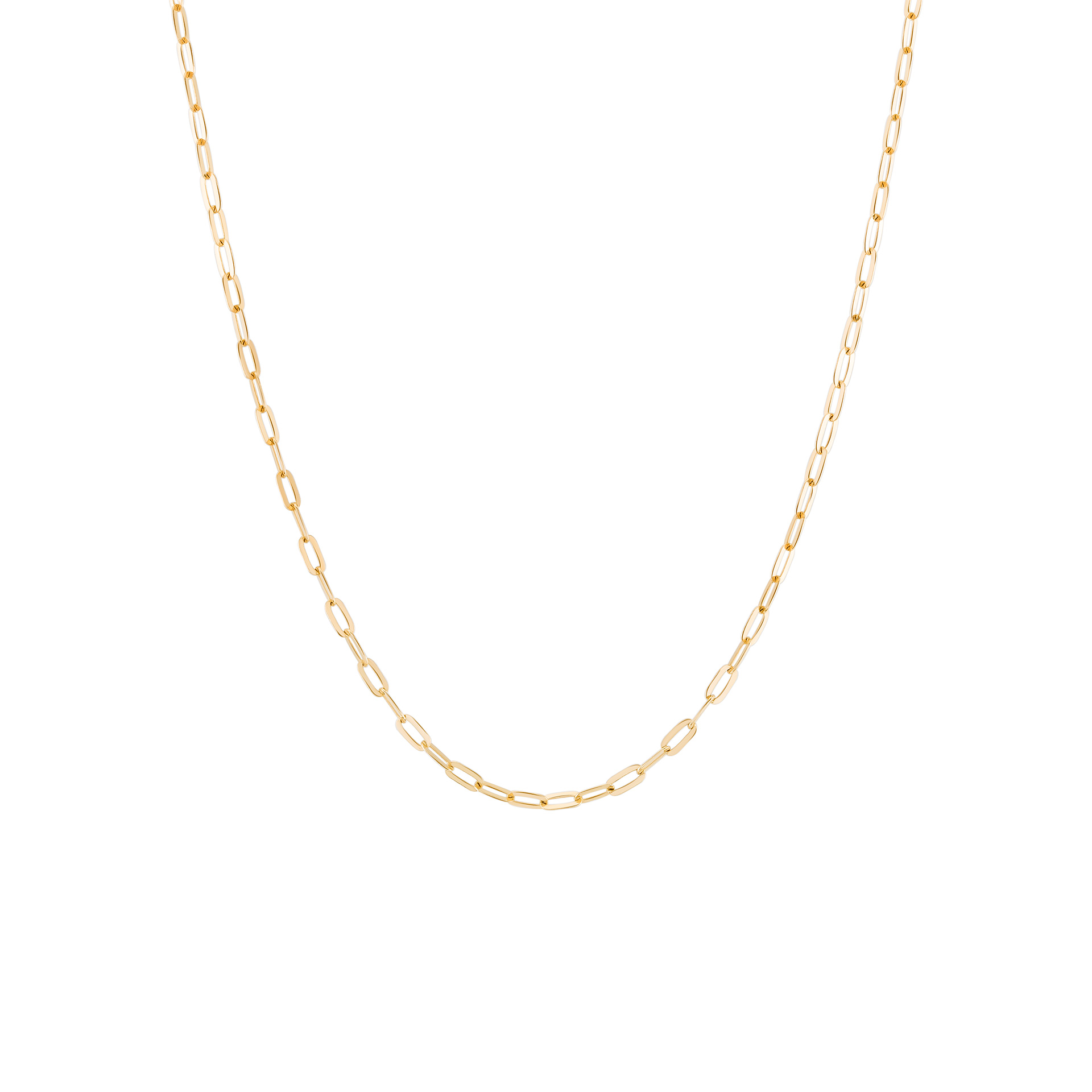 Gold Paperclip Chain