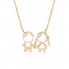 Collar Ouro Mum Boy & Girl