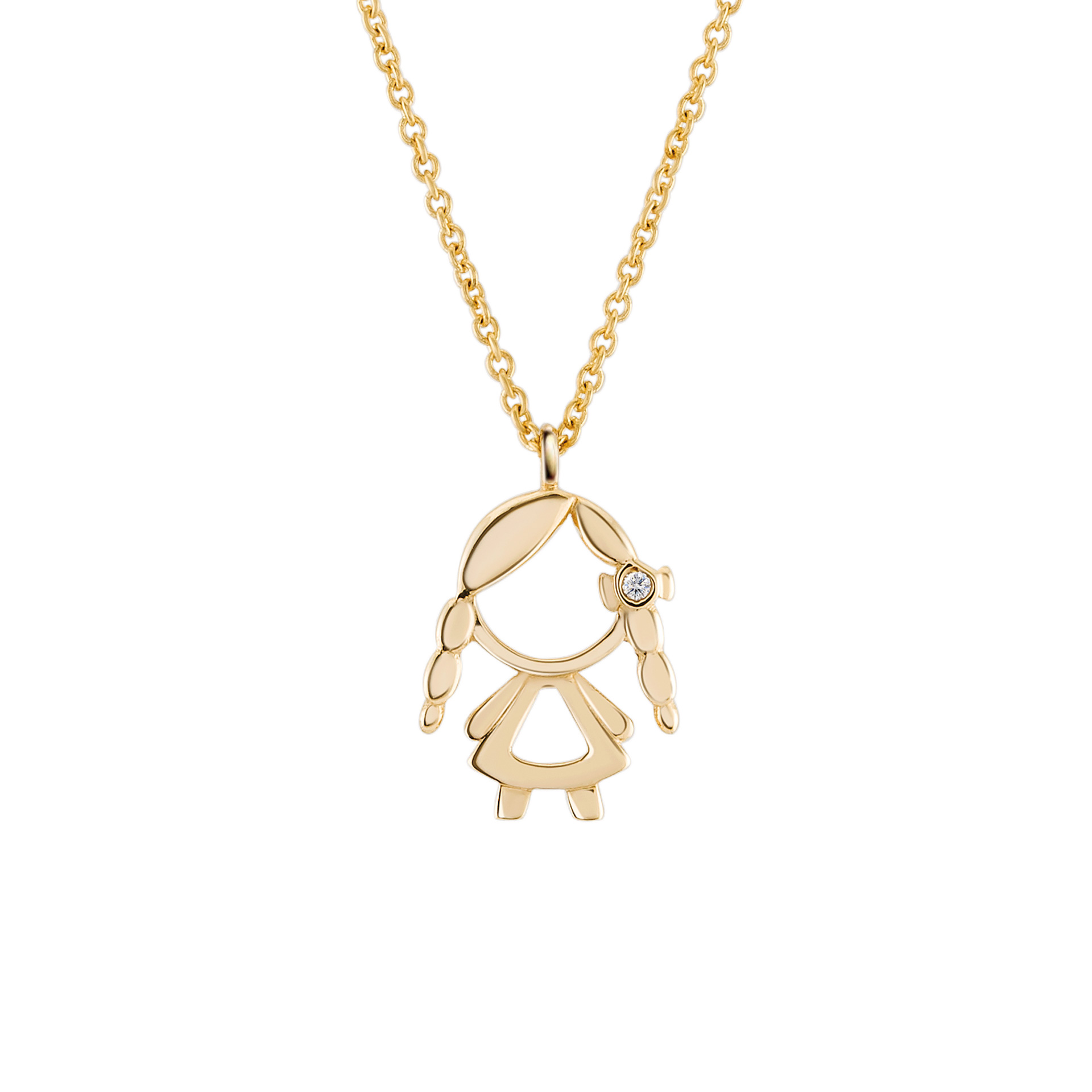 Colar Ouro Mum Menina