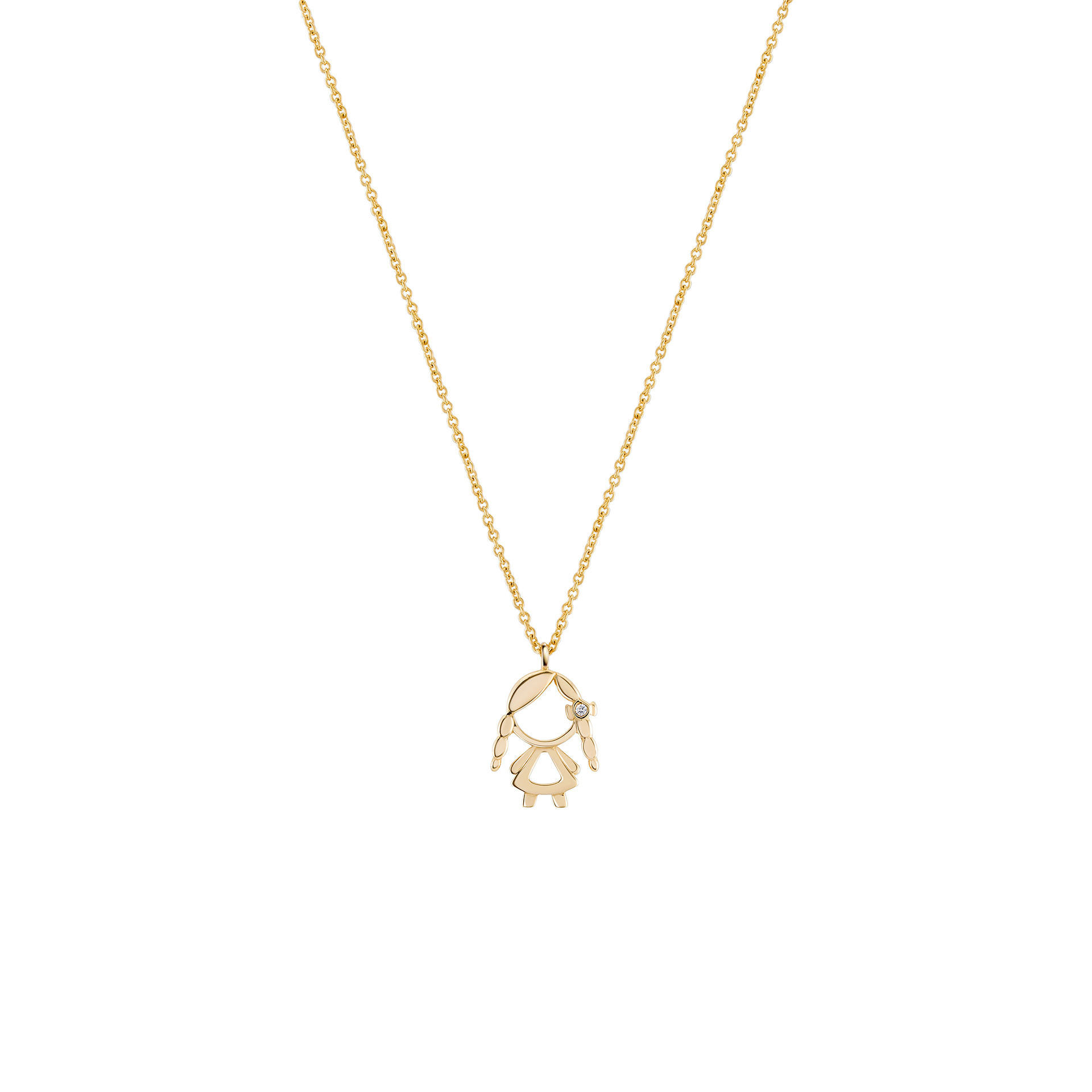 Colar Ouro Mum Menina