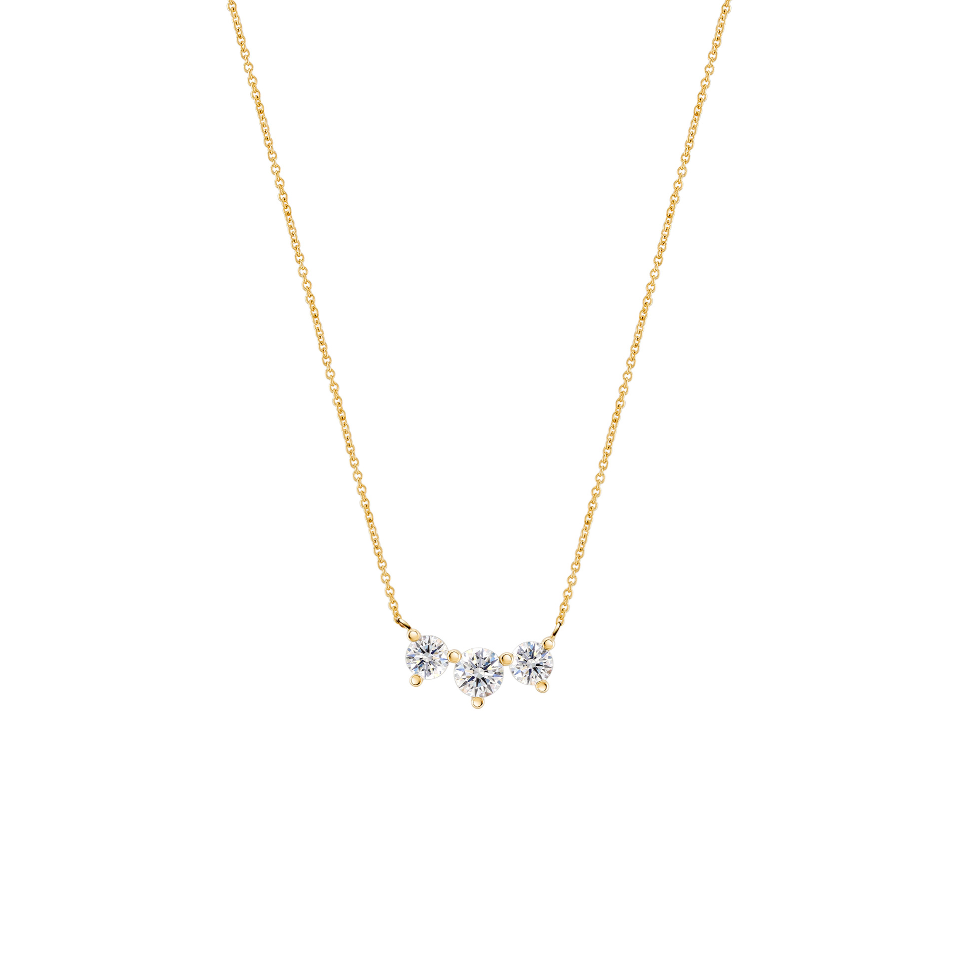 Colar Ouro Timeless 3 Stones