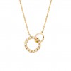 Gold Timeless Interlaced Circles Necklace