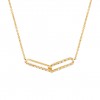 Gold Timeless Interlaced Links Necklace