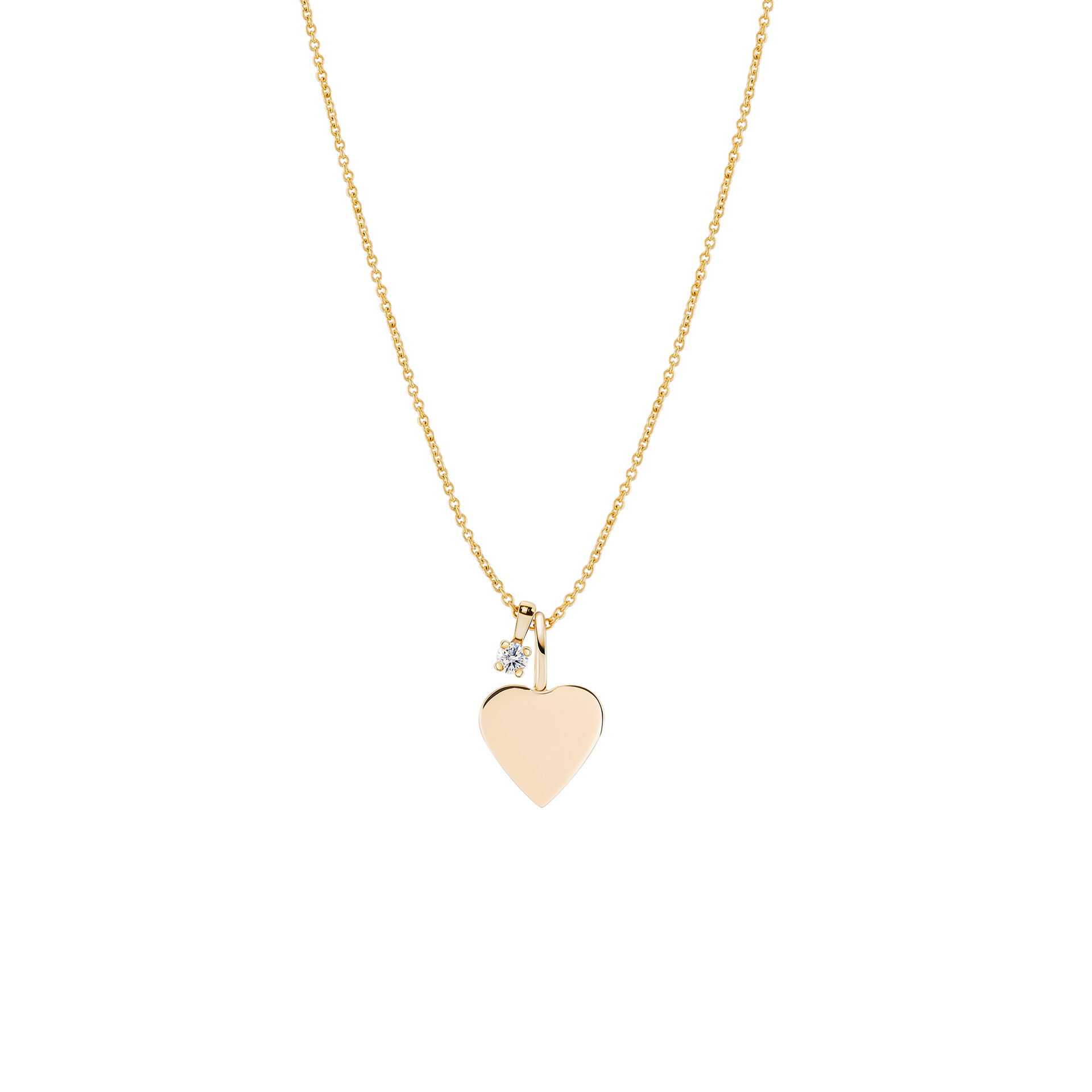 Colgante Oro Timeless Plain Heart