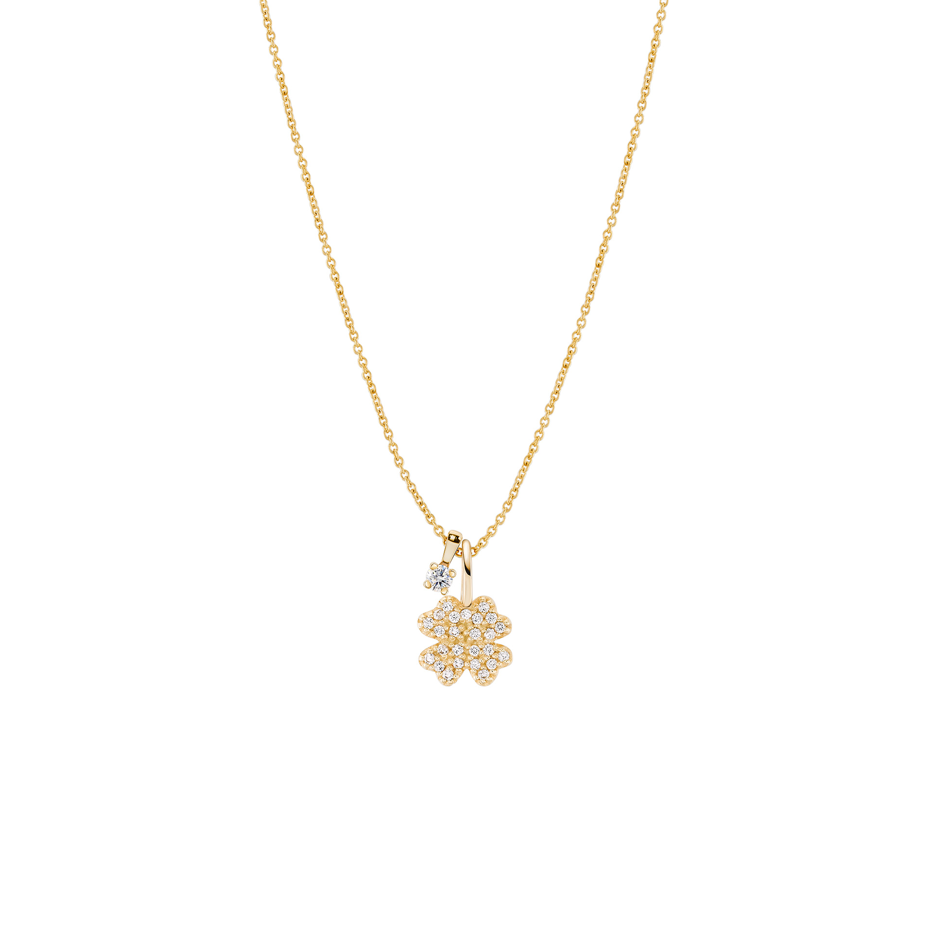 Colgante Oro Timeless Clover