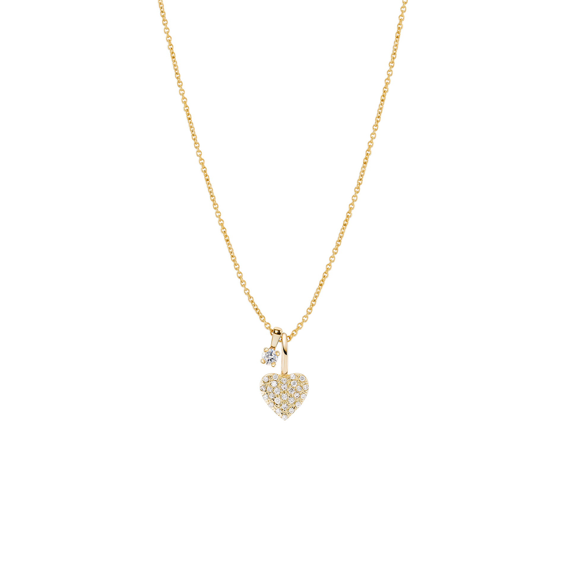 Gold Timeless Heart Pendant