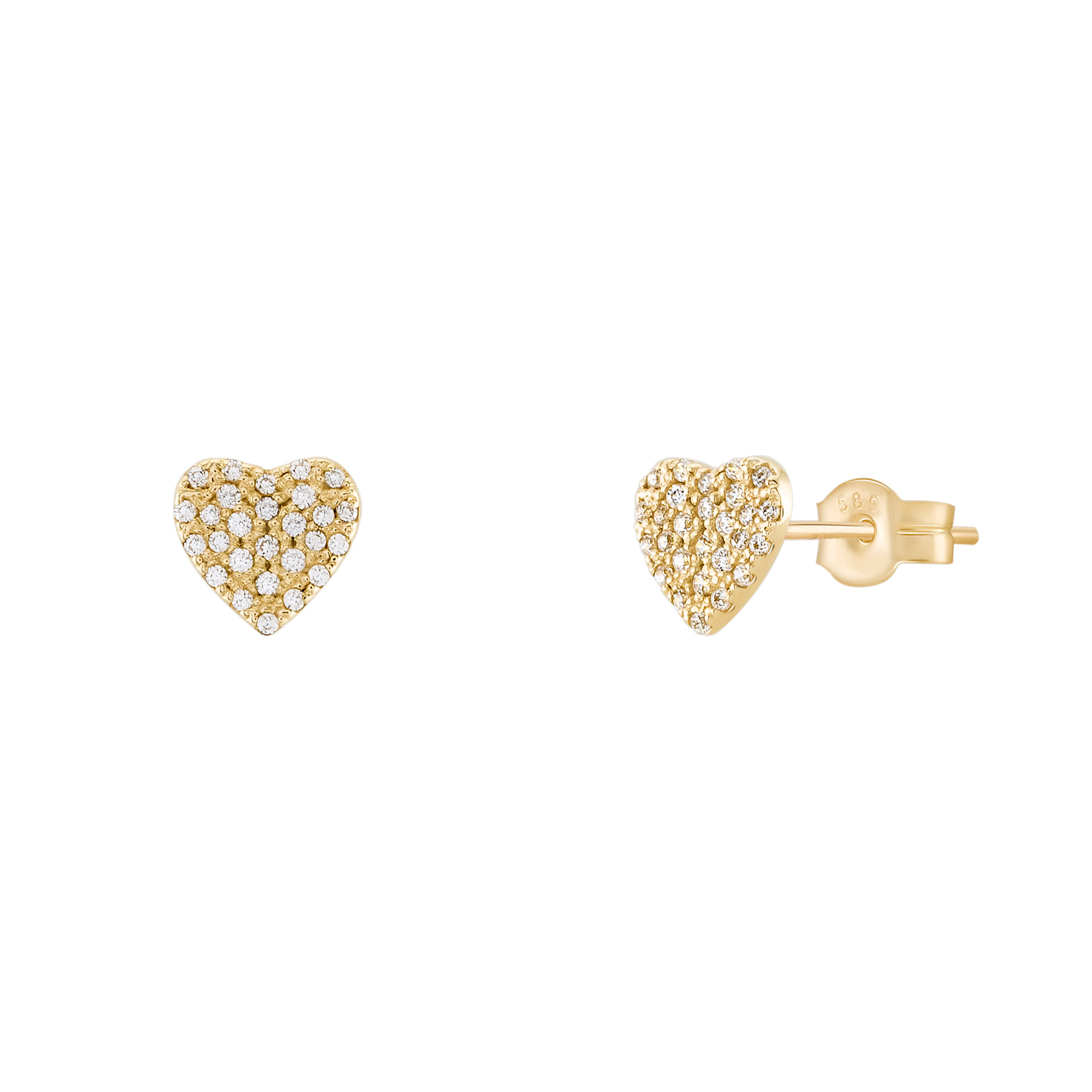 Pendientes Oro Timeless Heart