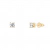 Pendientes Ouro Timeless Solitaire Small