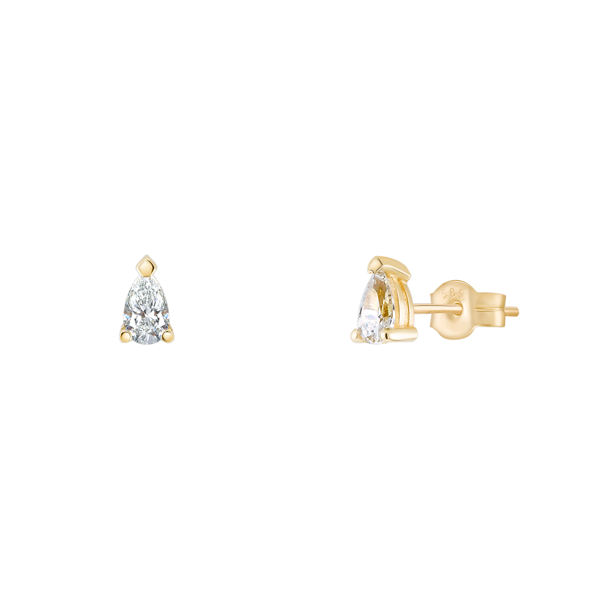 Pendientes Oro Timeless Drop