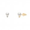 Brincos Ouro Timeless Pearl & Cz