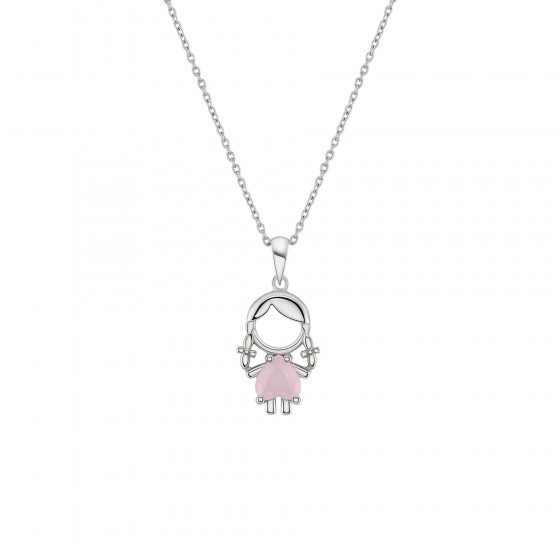 Mum Girl Pink Necklace