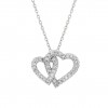 Collar Classy Double Heart