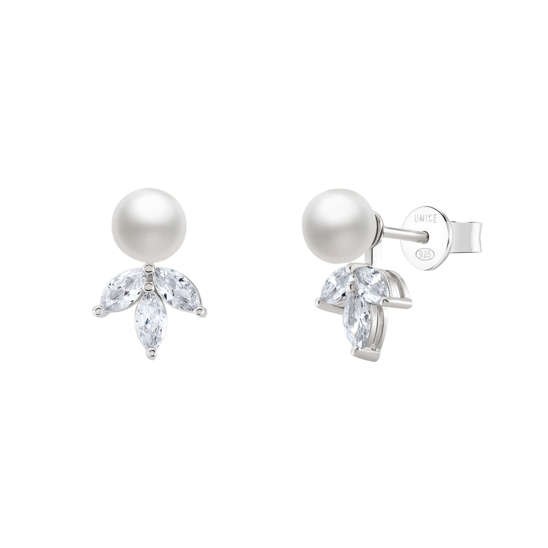 Brincos Classy Pearl Petals