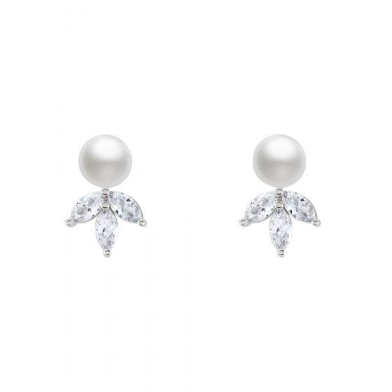 Classy Pearl Petals Earrings