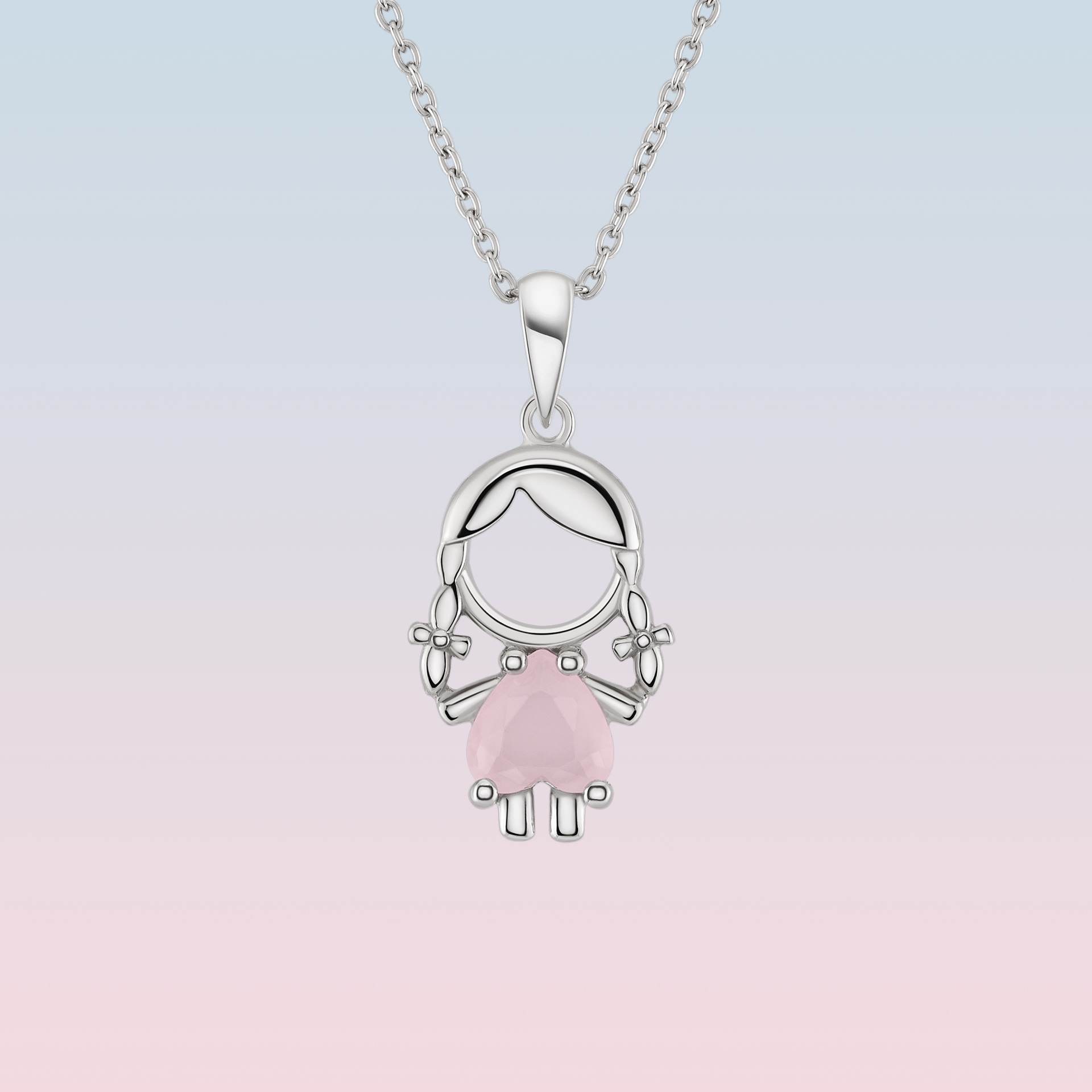 Mum Girl Pink Necklace