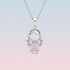 Mum Girl Pink Necklace