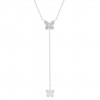 Matchy Two Butterflies Long Necklace