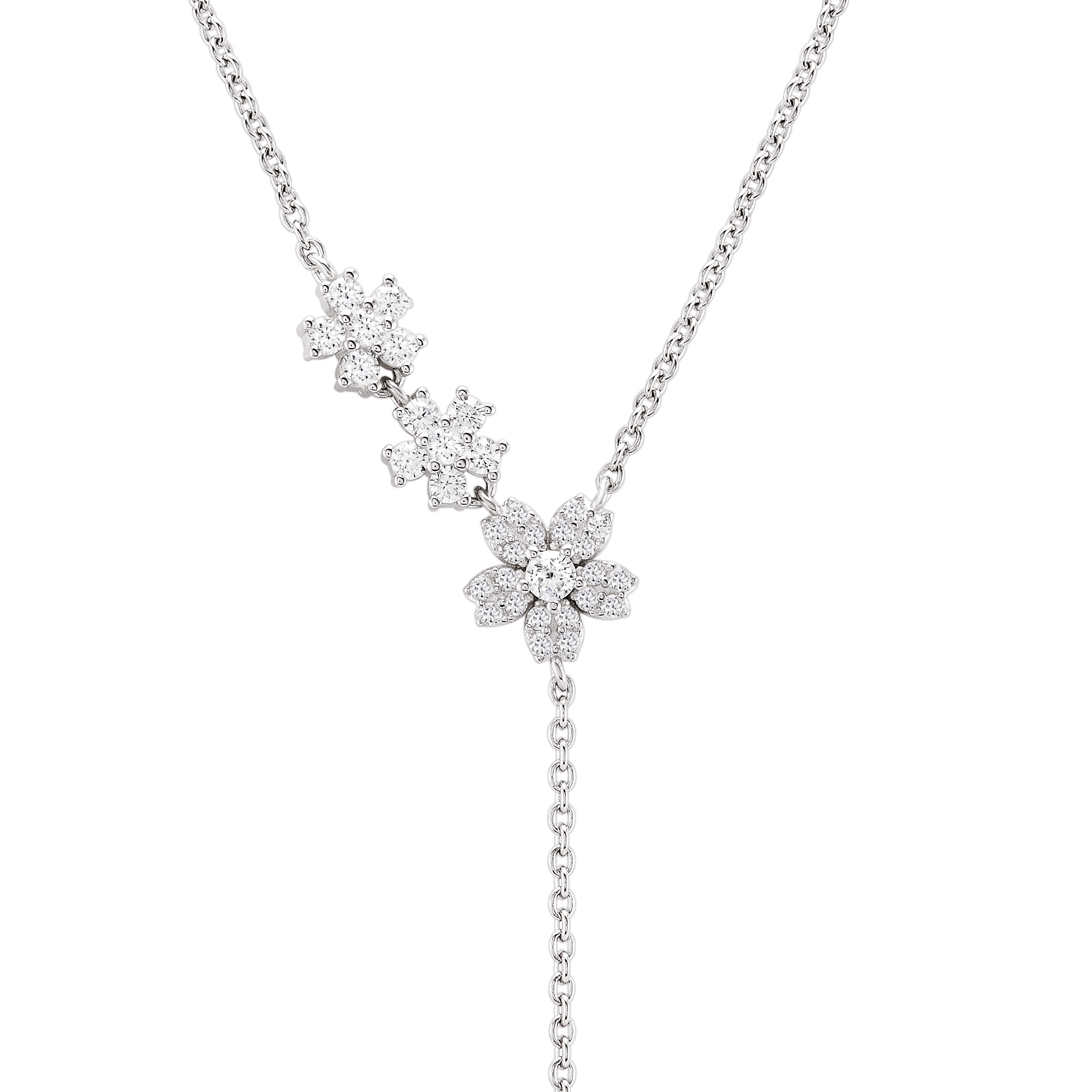 Matchy Flower Long Necklace