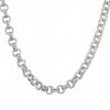 Silver Rolo Double Chain