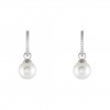 Classy Pearls 2 in 1 Hoops