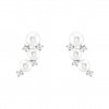 Pendientes Classy Pearl Triple