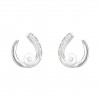 Classy Oval Pearl Earrings