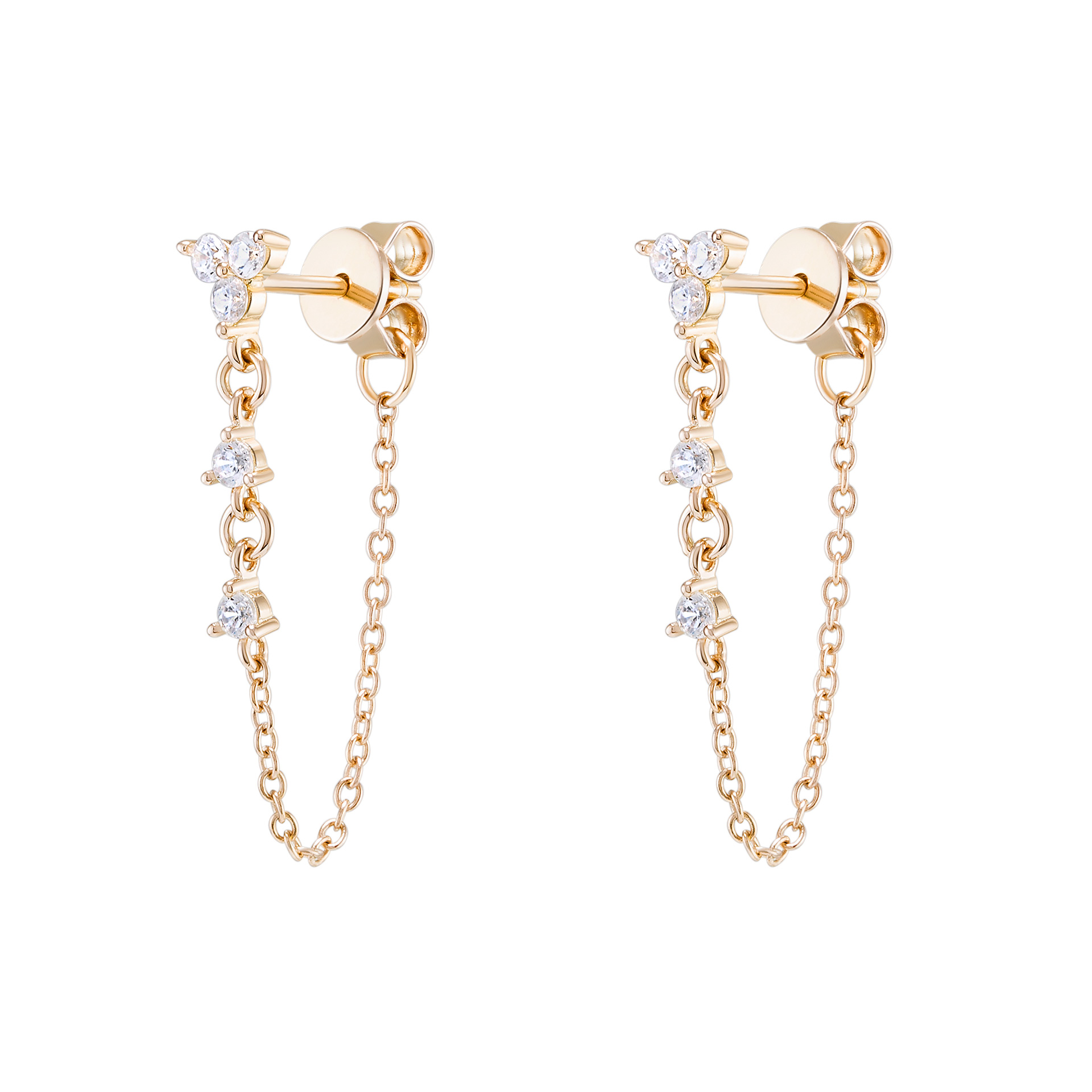 Brincos Glow El3ments Chain