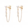 Pendientes Glow El3ments Chain Golden