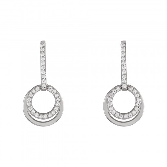 Pendientes Classy Two Circles