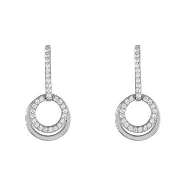 Classy Two Circles Earrings