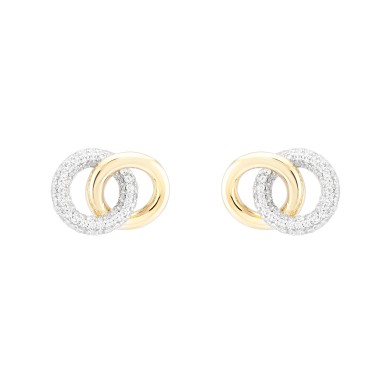 Classy Two Circles Earrings